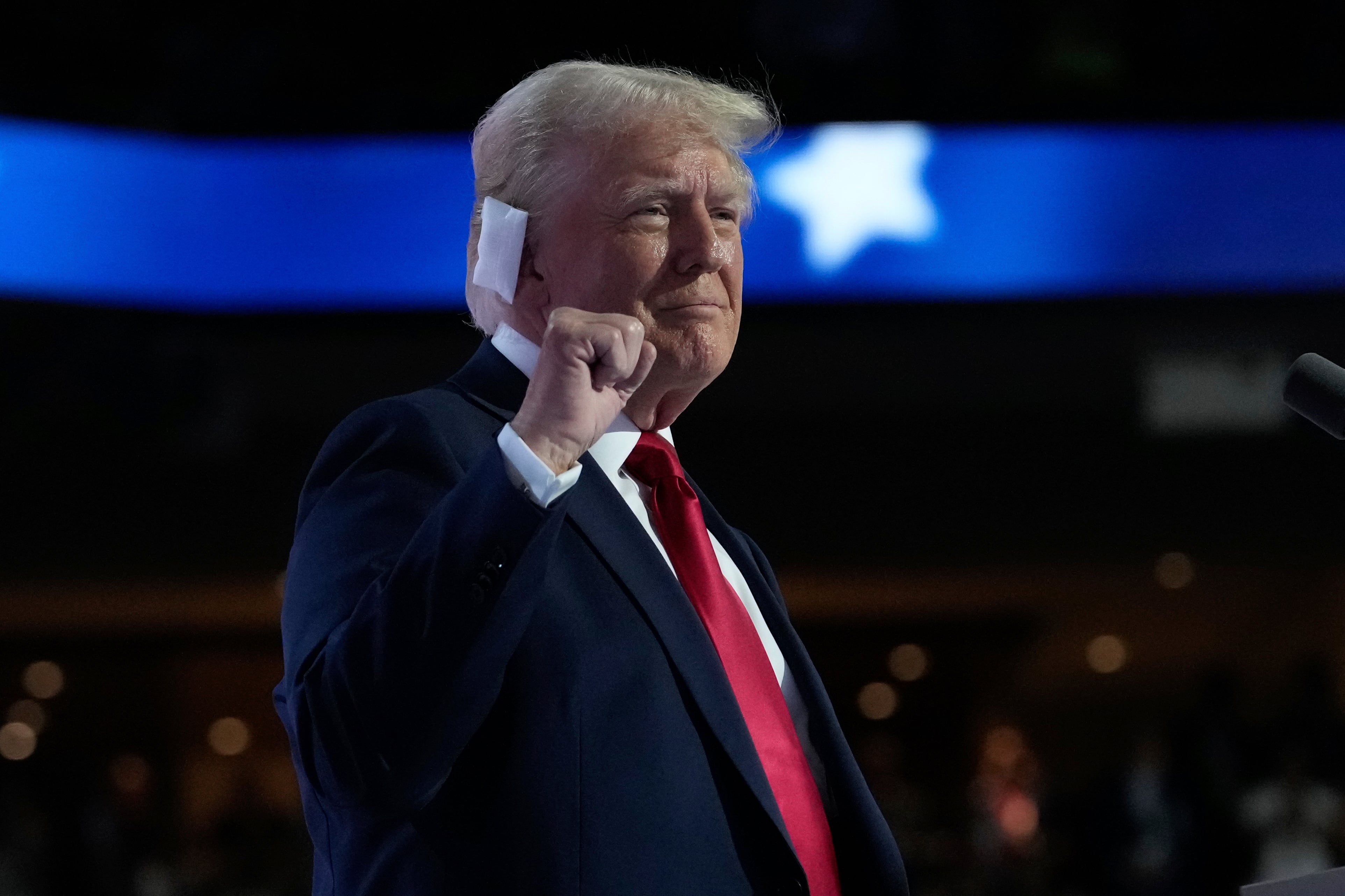 Donald Trump en la convención republicana