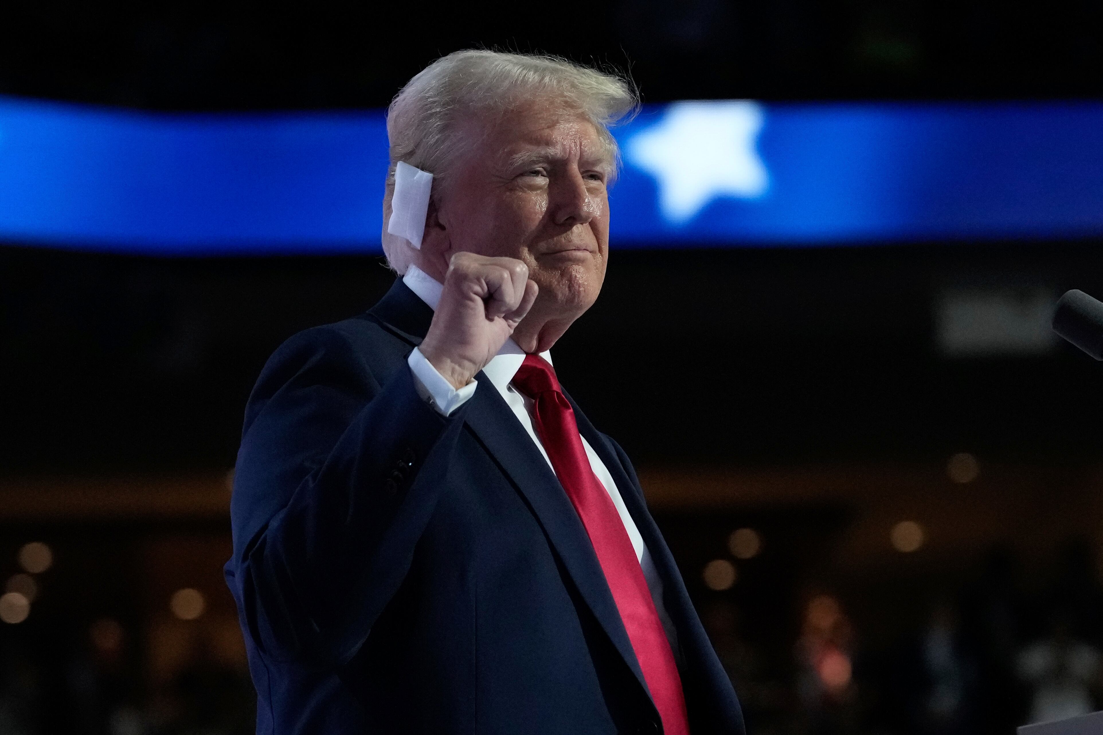 Donald Trump en la convención republicana