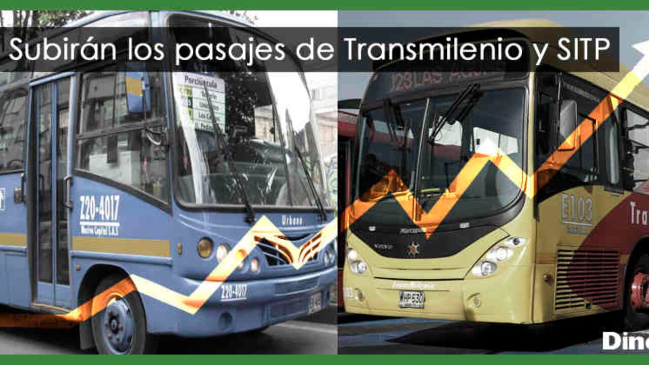 El pasaje del SITP quedará en $2.000 y el de Transmilenio en $2.200