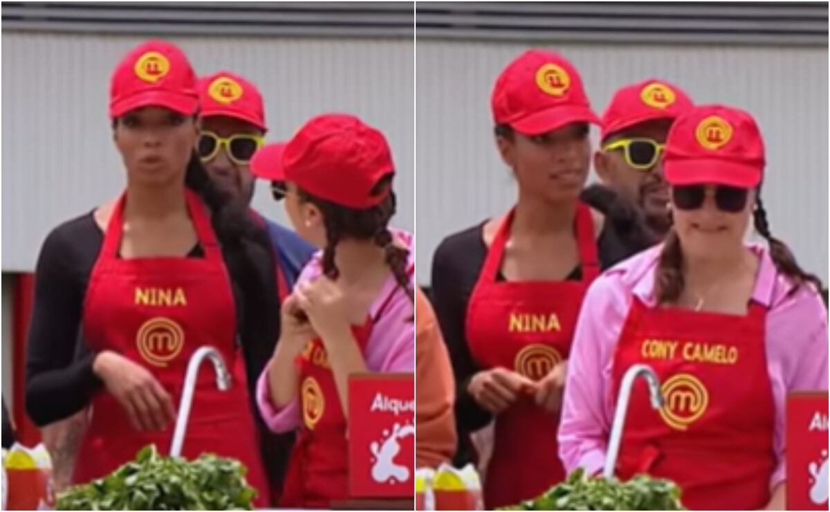 Cony Camelo y Ninca Caicedo tuvieron un encontrón en MasterChef Celebrity delante de todos sus compañeros en medio de un reto de campo.