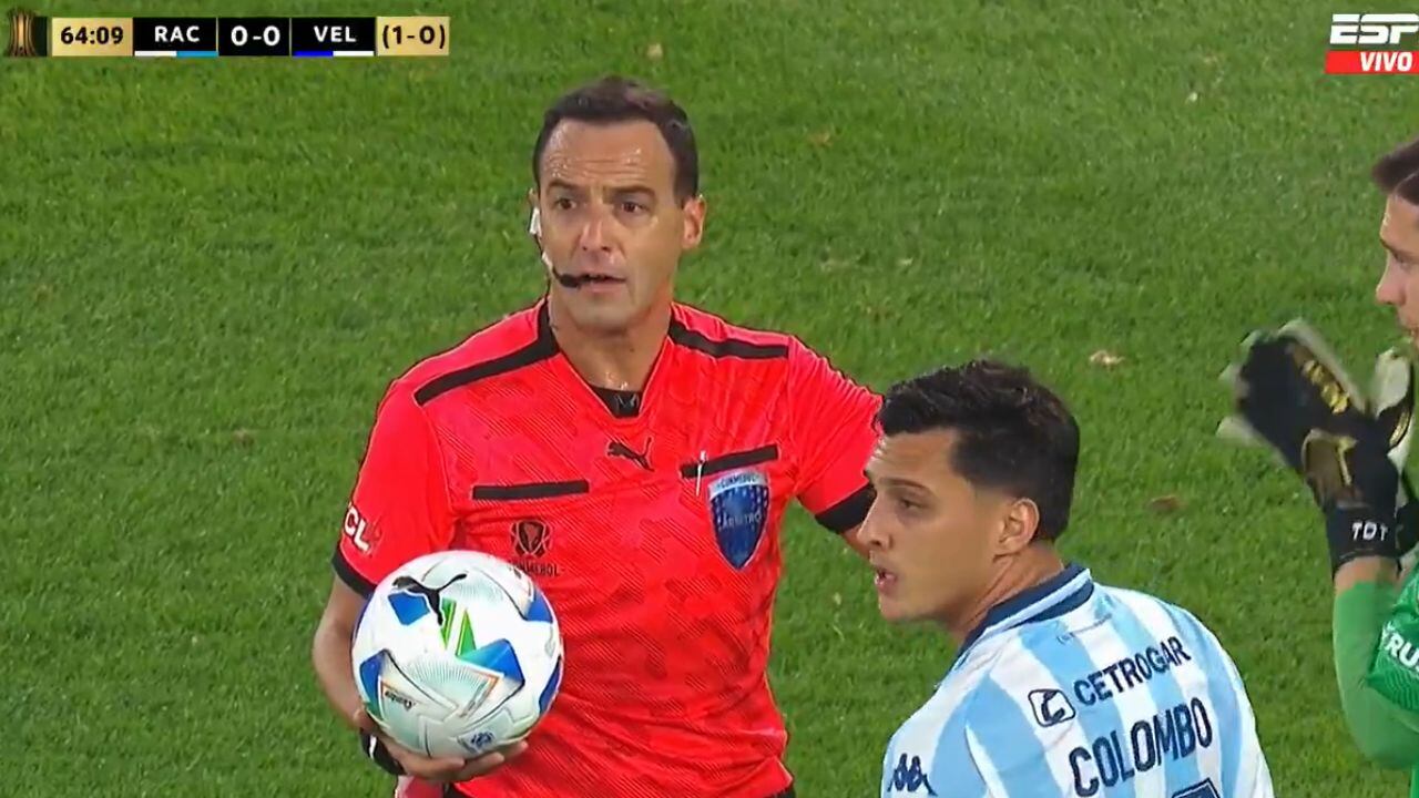 Esto pasó en el Racing vs. Vélez.