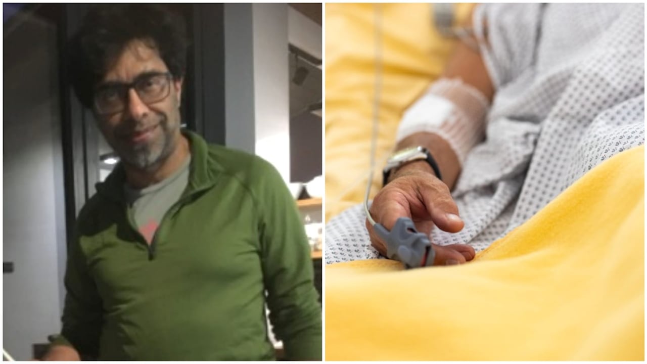 El artista de Reino Unido estuvo en coma inducido durante un mes. La imagen de la derecha es de referencia, no alude al caso en mención.