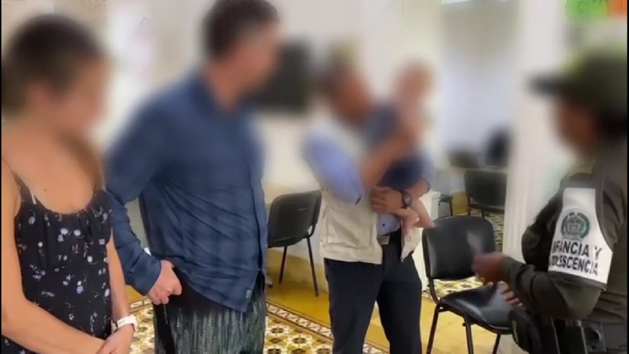 El bebé fue dejado en manos del Instituto Colombiano del Bienestar Familiar.