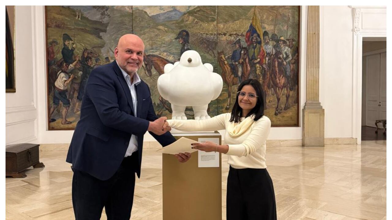 Salvatore Mancuso en la Casa de Nariño.