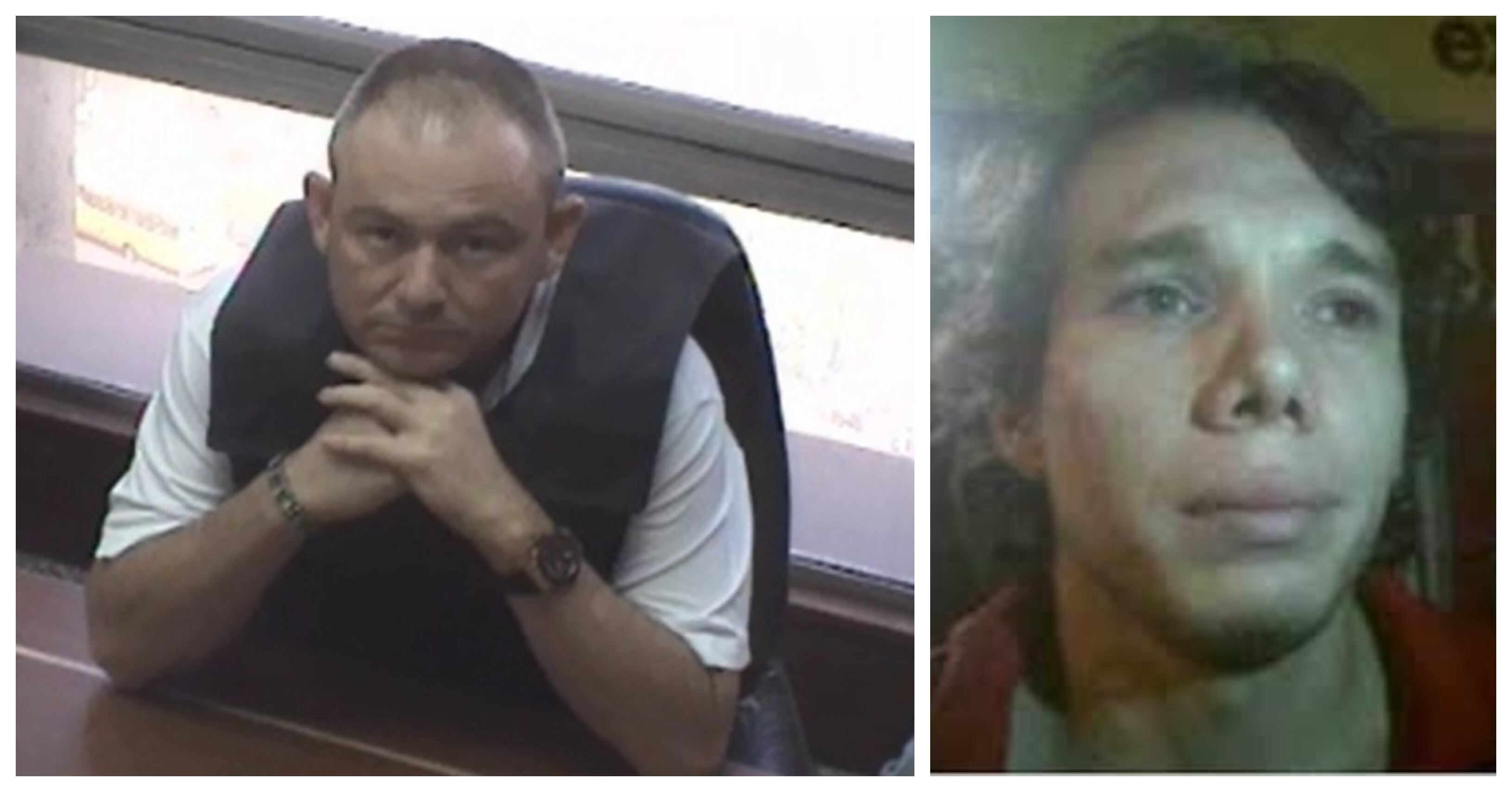 Alias Douglas, preso en Itagüí, y alias Yordi, quien acaba de ser detenido.