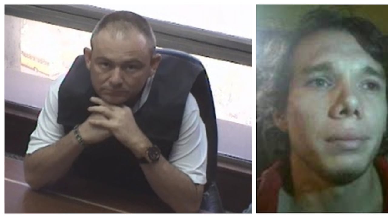 Alias Douglas, preso en Itagüí, y alias Yordi, quien acaba de ser detenido.