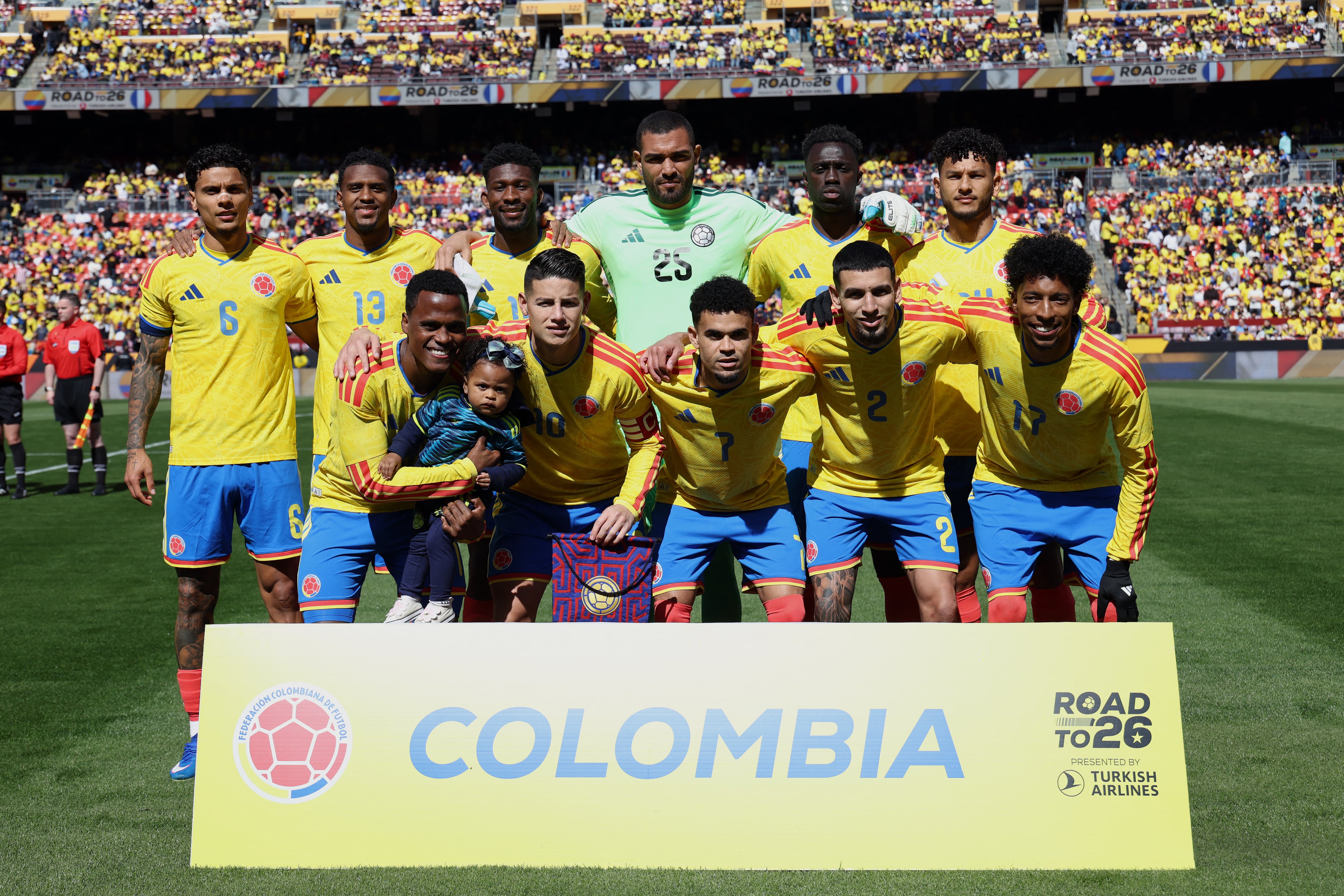 Nómina titular de la Selección Colombia que enfrentó a Francia en el amistoso de marzo