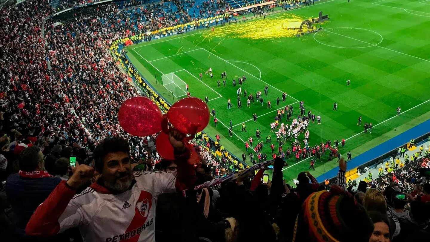 José María Díaz en la final de la Copa Libertadores 2018.