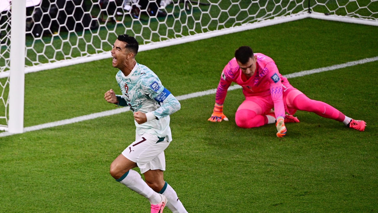 Cristiano Ronaldo contra Croacia.