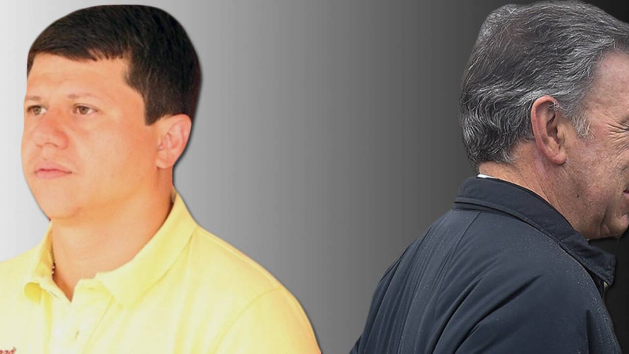 Bernardo Miguel Elías y Juan Manuel Santos