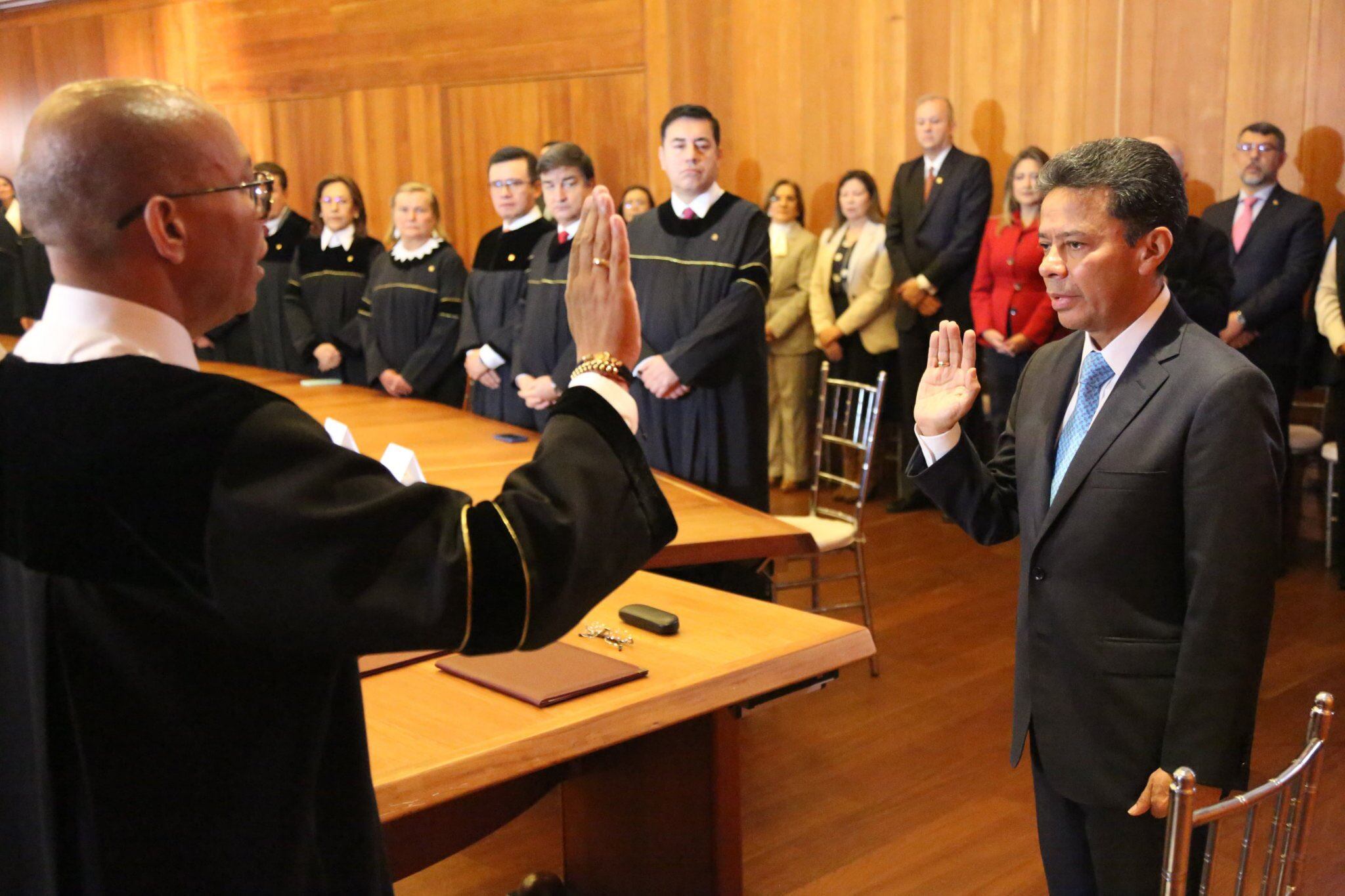 Posesión de José Joaquín Urbano Martínez en la Corte Suprema de Justicia.