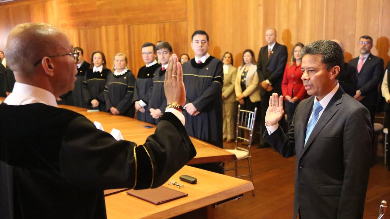 Posesión de José Joaquín Urbano Martínez en la Corte Suprema de Justicia.
