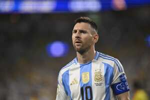 Lionel Messi se lesionó en la final del pasado 14 de julio