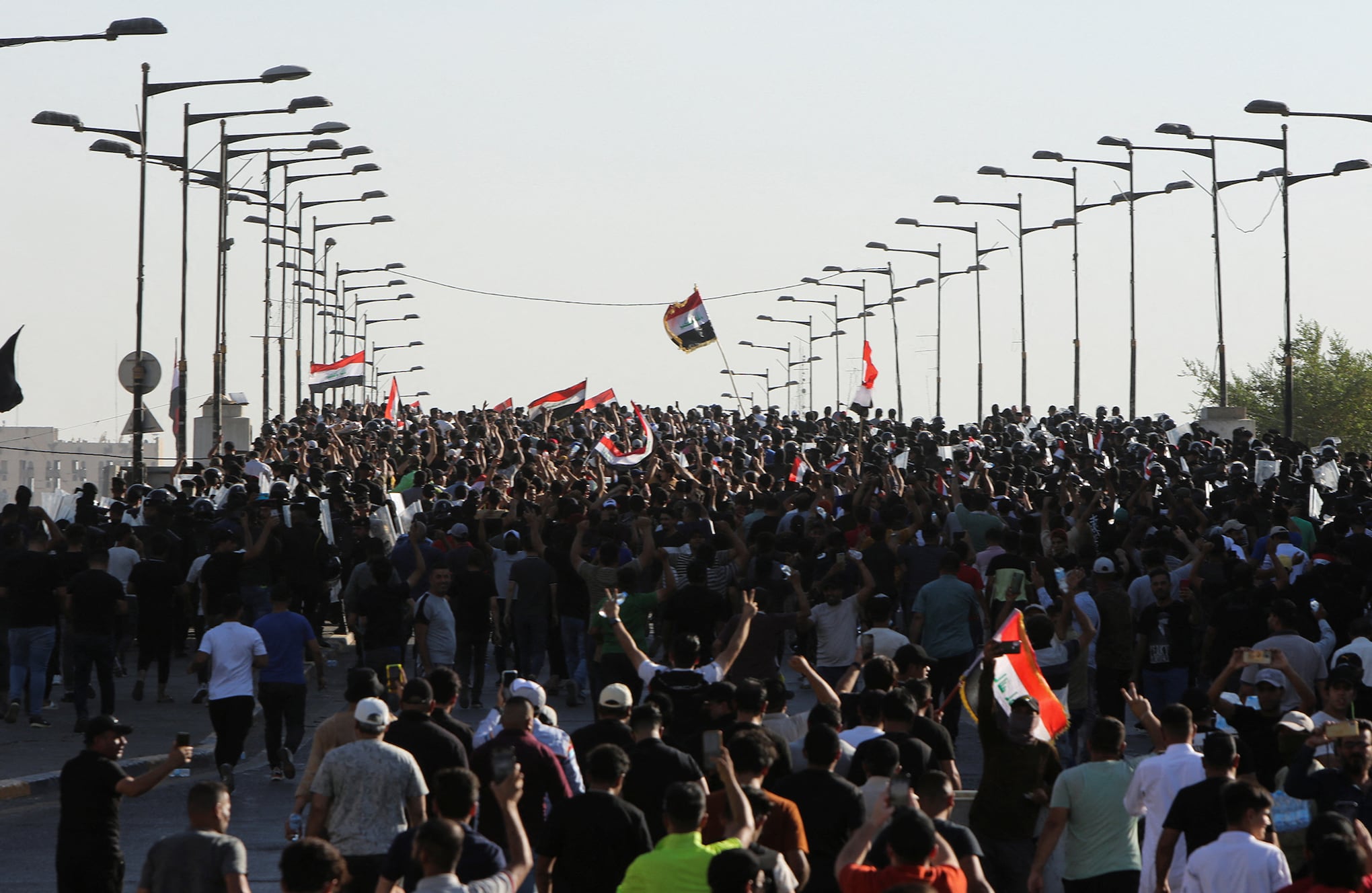 En imágenes: Protesta contra la corrupción en Bagdad