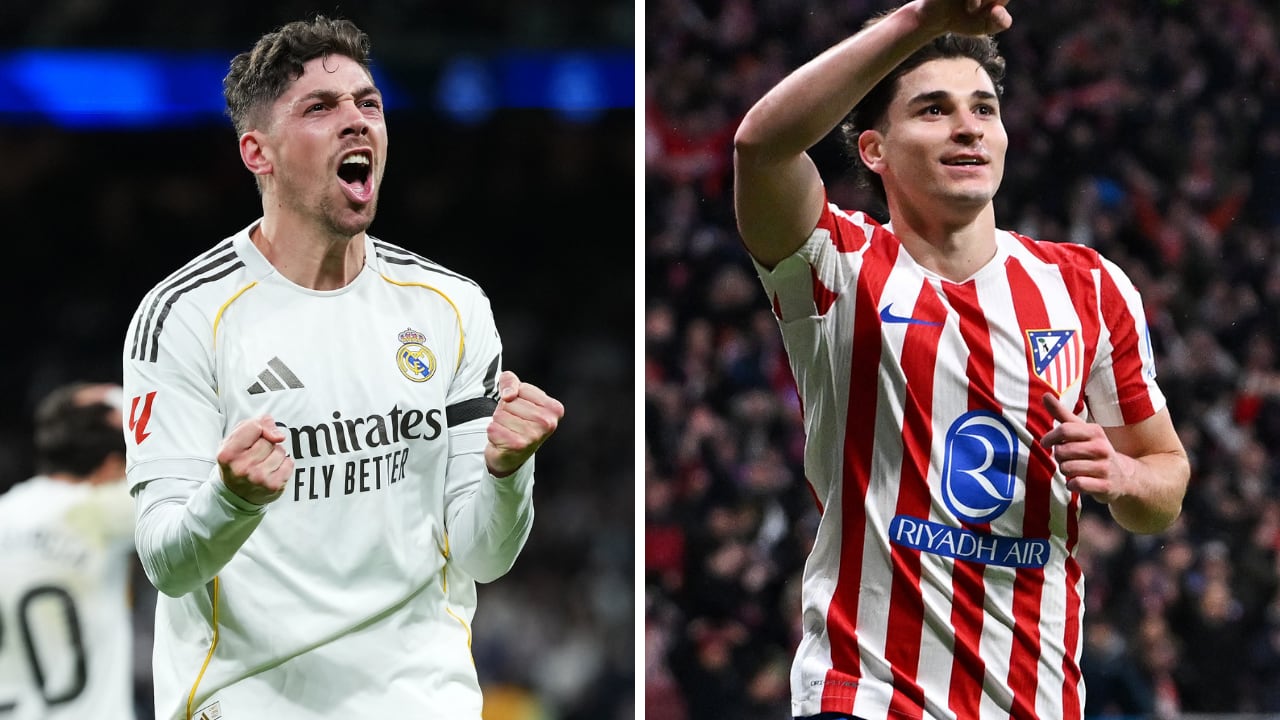 Real Madrid vs. Atlético de Madrid en derbi de LaLiga de España.