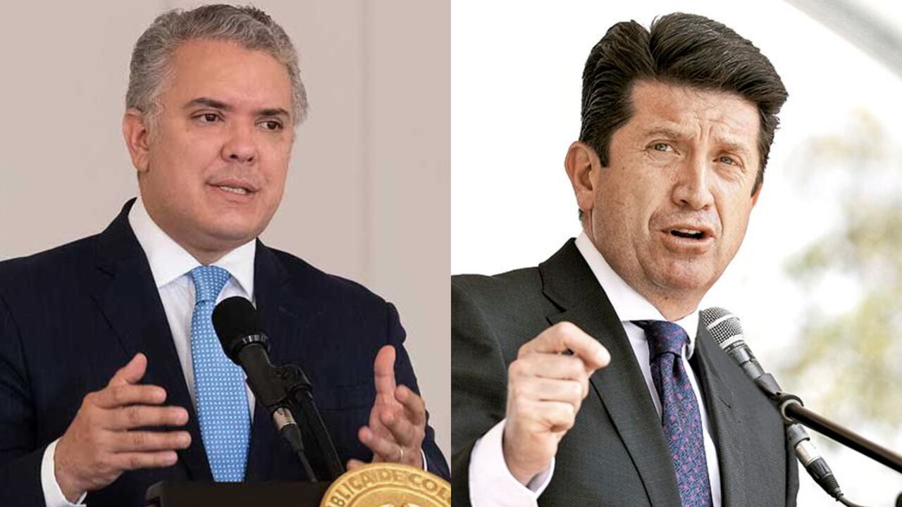 El presidente Iván Duque defendió al ministro de Defensa Diego Molano.