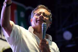 Campaña Gustavo Petro llegó hasta Aguachica, Cesar. Foto: campaña Gustavo Petro.