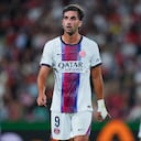 Ferran Torres contra el Rennes
