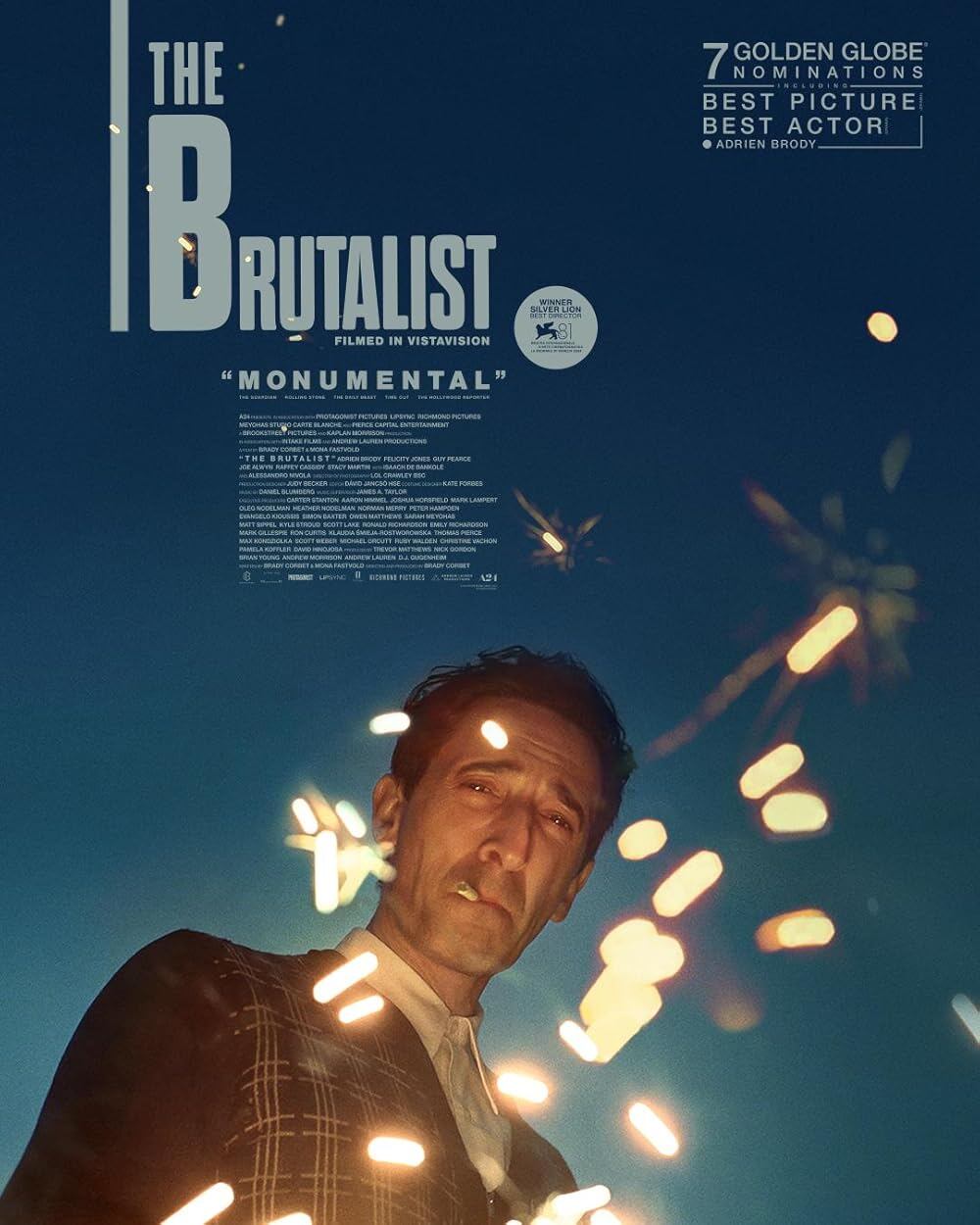 The Brutalist, fecha de estreno en Colombia por confirmar.