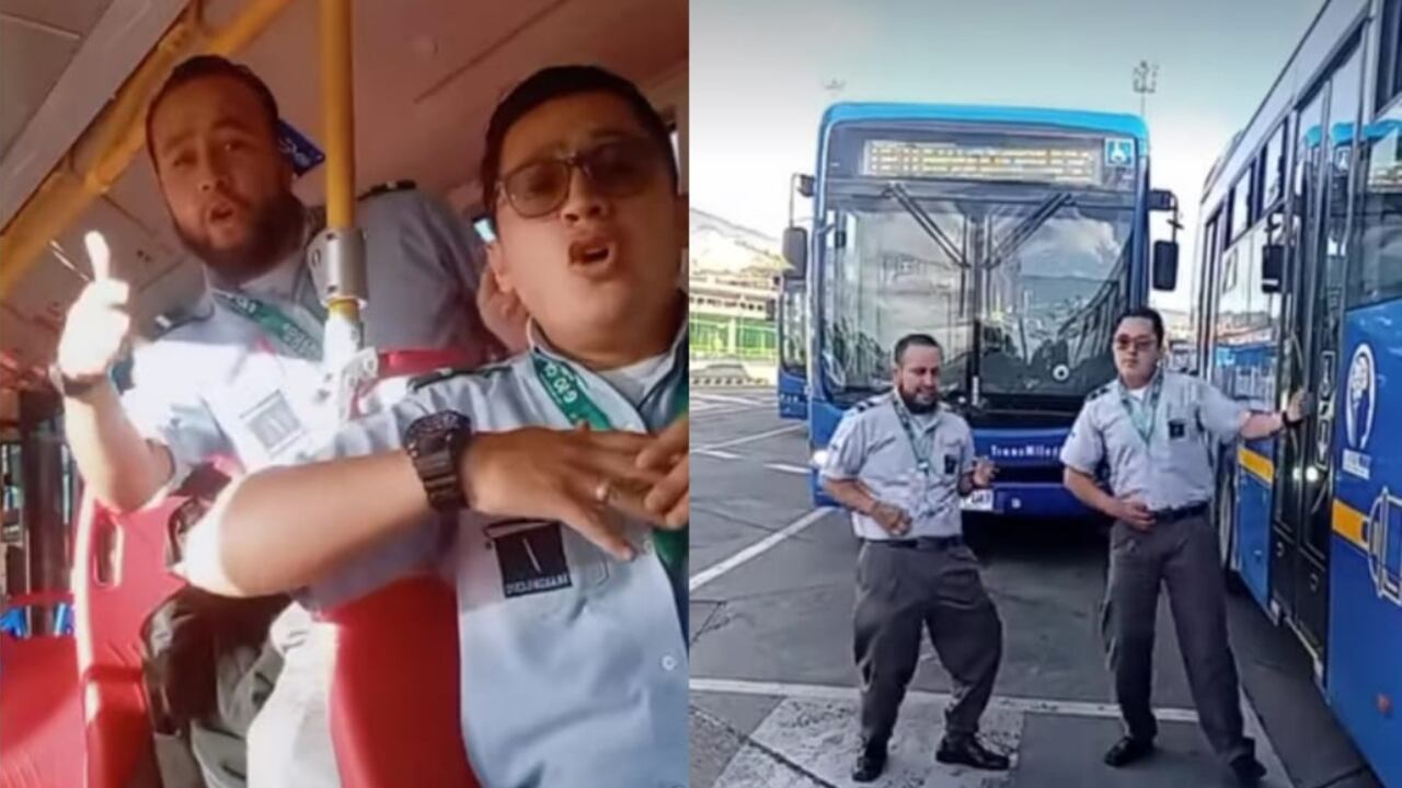 Conductores de SITP se hicieron virales bailando Vaca y Pollito