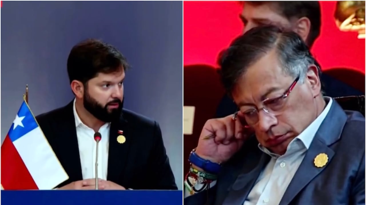 Gabriel Boric y Gustavo Petro