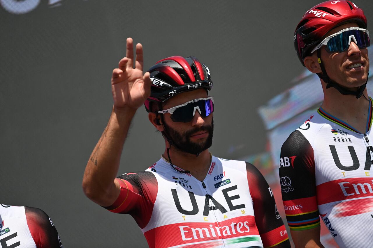El ciclista colombiano no se ubicó de buena forma para el embalaje final