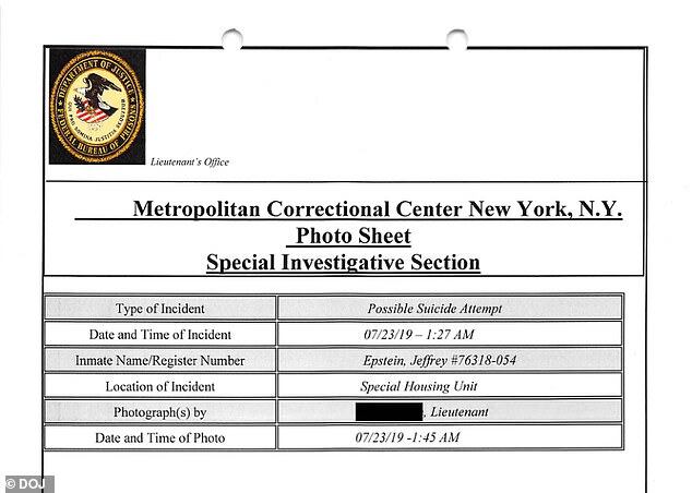 Salen a luz fotos de Jeffrey Epstein un mes antes de morir en su celda; Las fotos hacen parte de los más de 40.000 documentos desclasificados por el Departamento de Justicia de Estados Unidos