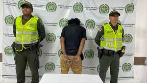 El hombre fue capturado en una vía pública del barrio Mojica.