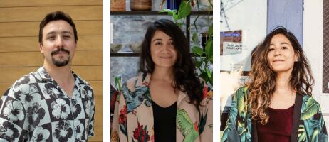 El colectivo Liana está conformado por Juan Pablo Caicedo, Giselly Mejía y Angélica Cuevas-Guarnizo.