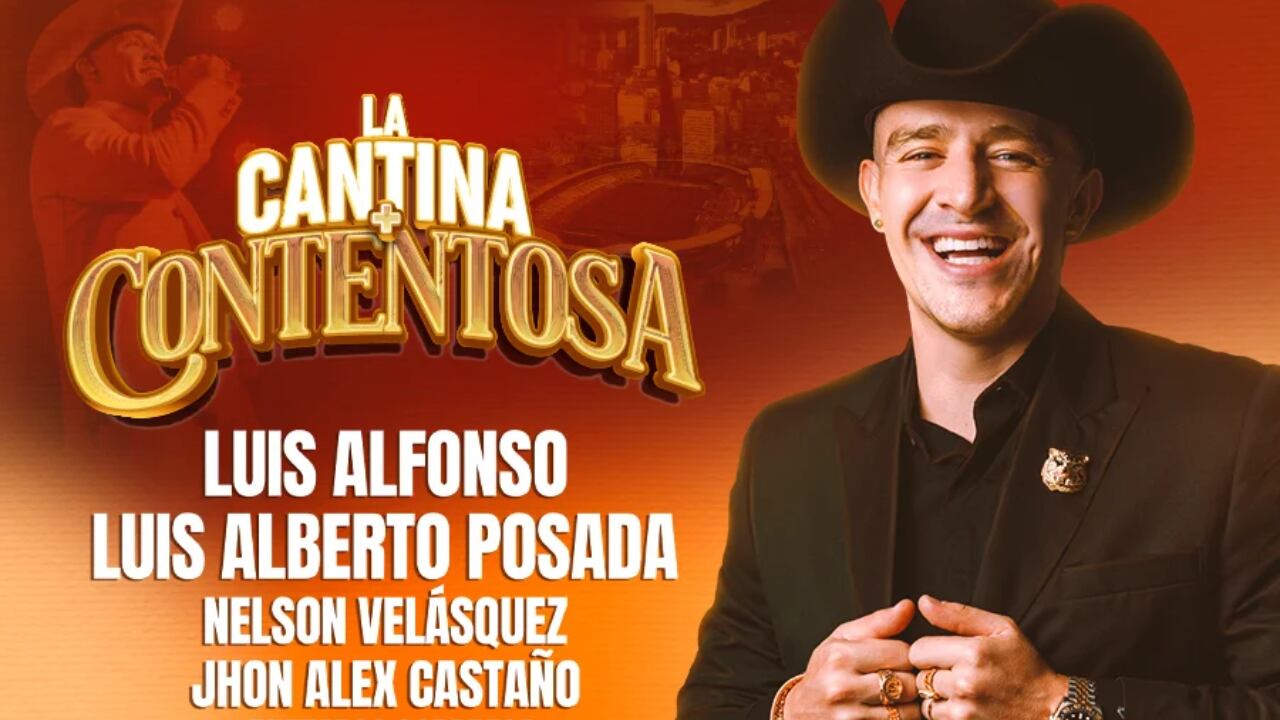 El concierto de Luis Alfonso está programado para el sábado, 4 de octubre en el Estadio El Campín.