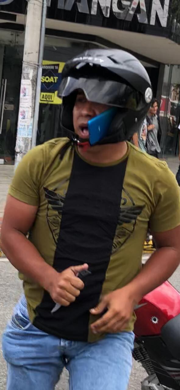 Este es el señalado agresor.