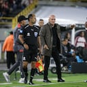 Bogotá. Agosto 19 de 2026. Independiente Santa Fe enfrenta a River Plate, por encuentro válido de la Conmebol Sudamericana 2026, en el partido de ida de octavos de final, en el Estadio Nemesio Camacho El Campín. (Colprensa - Cristian Bayona).