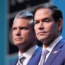 El secretario de Estado de Estados Unidos, Marco Rubio, y el secretario de Defensa, Pete Hegseth.