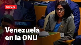 Delcy Rodríguez pronuncia su discurso ante las Naciones Unidas