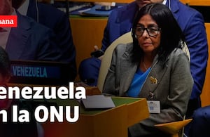 Delcy Rodríguez pronuncia su discurso ante las Naciones Unidas