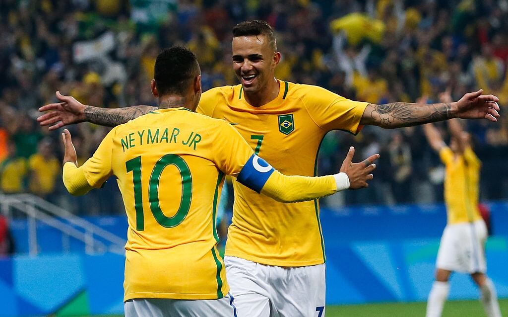 Luan, jugador del Corinthians.