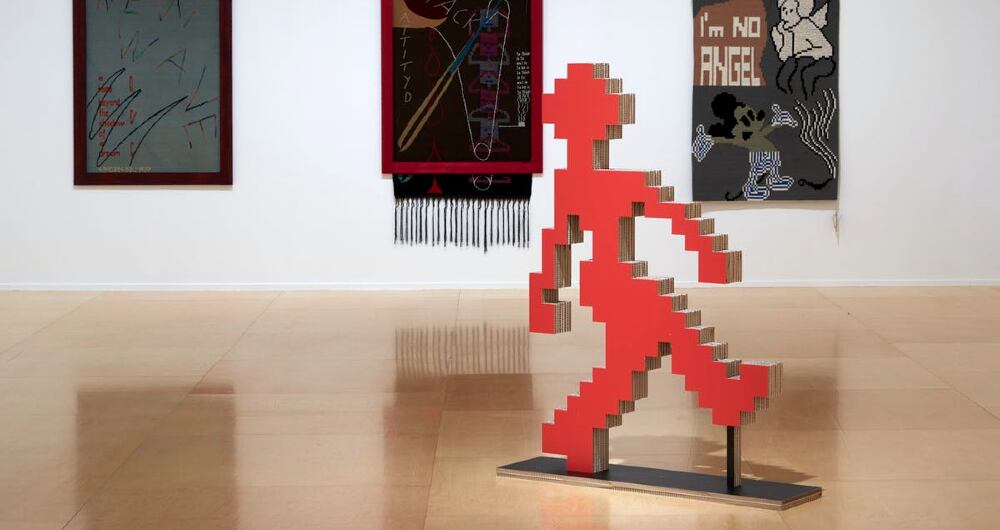 Vista de la exposición ‘Lévame a otro mundo’, de Charlotte Johannesson en el MNCARS.