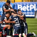 Alianza F.C. celebrando un gol ante Fortaleza por Liga Betplay.
