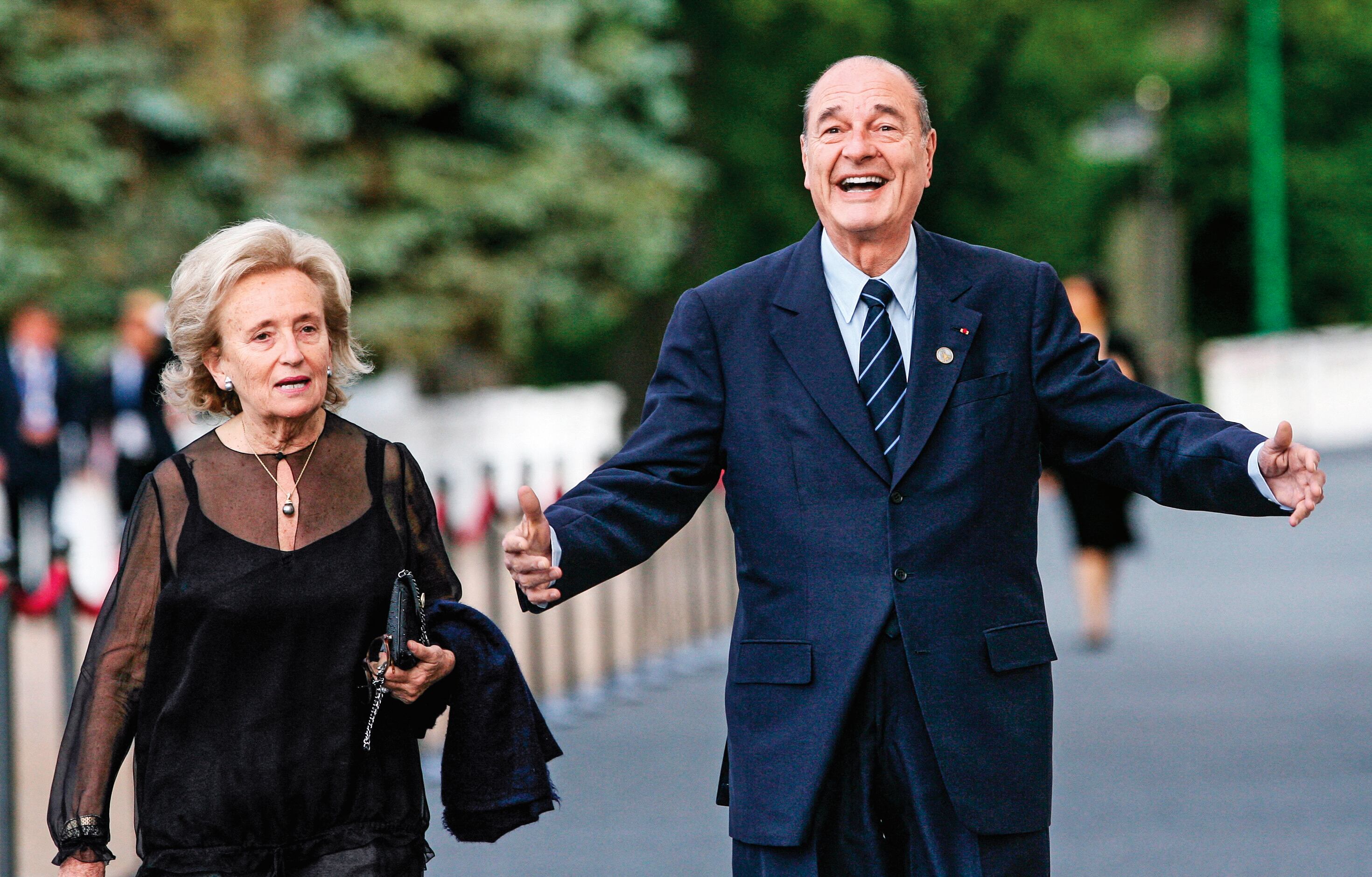 Jacques y Bernadette Chirac.