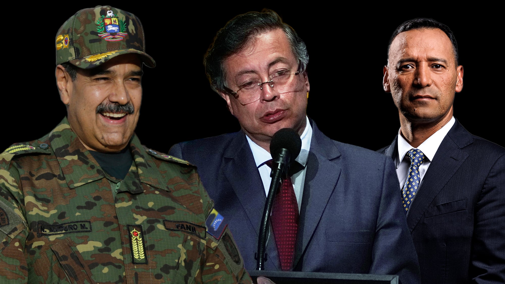 Nicolás maduro, Gustavo Petro, Pedro Sánchez
