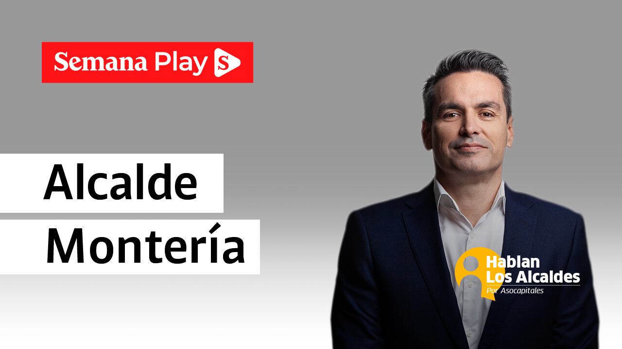 Imagen del alcalde de Montería, Carlos Ordosgoitia para Hablan los alcaldes - Capitales en Acción.