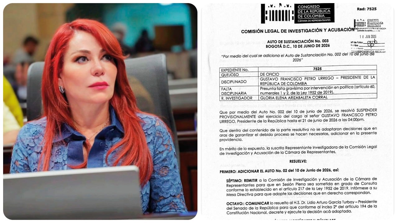 Gloria Arizabaleta y la adición al auto de suspensión a Gustavo Petro.