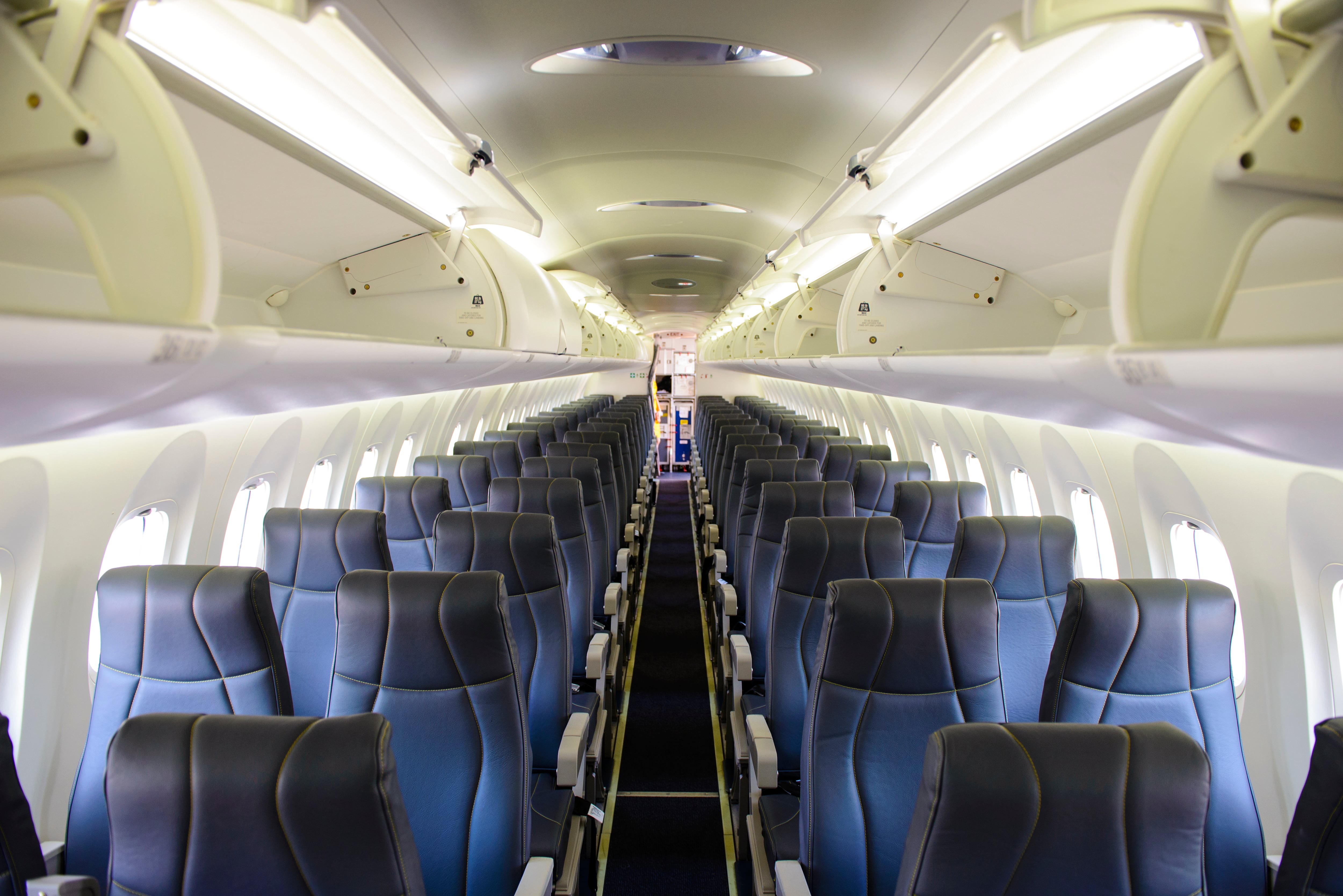 Asientos de un avión