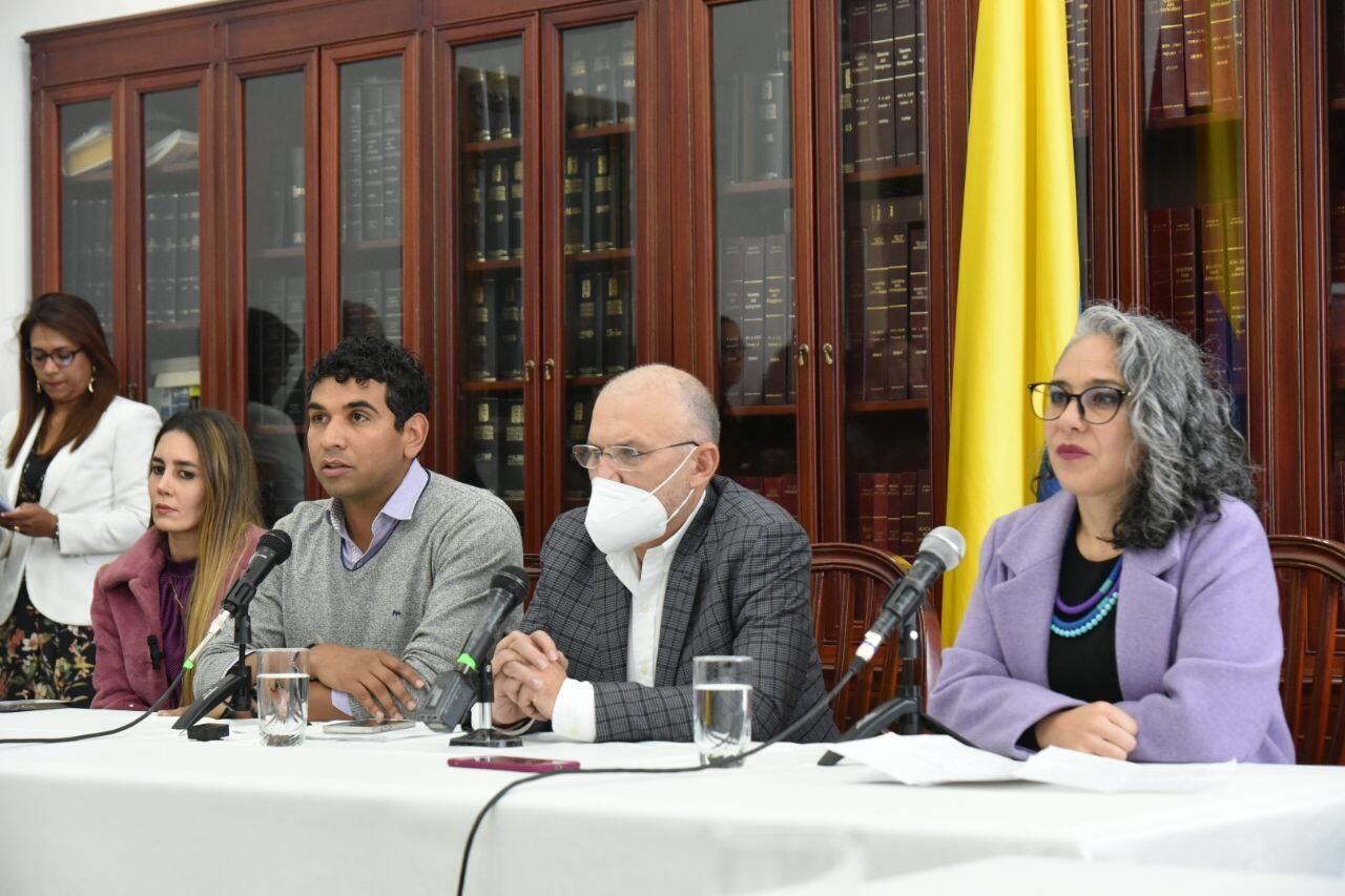 Erika Sánchez, David Racero, Roy Barreras y María José Pizarro estuvieron presentes en la presentación.
