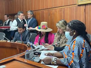 Francia Márquez en la Comisión Séptima del Senado.