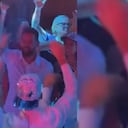 Lionel Messi en plena fiesta celebrando el título del Mundial de Qatar.