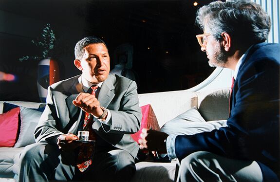 Chávez en 1998 cuando fue entrevistado por SEMANA, en dicha entrevista el dirigente venezolano se definió como 'un amigo de Colombia'