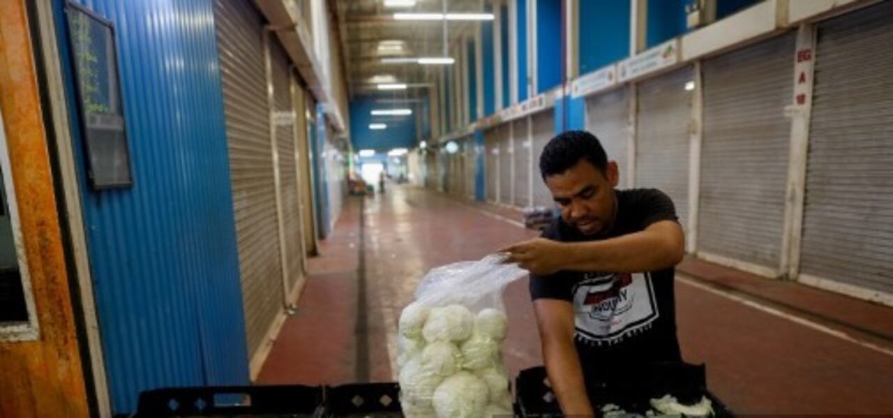 Por protestas de panameños se afecta el mercado de alimentos.
