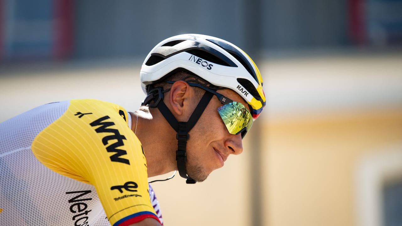 Egan Bernal, ciclista colombiano del Netcompany Ineos.