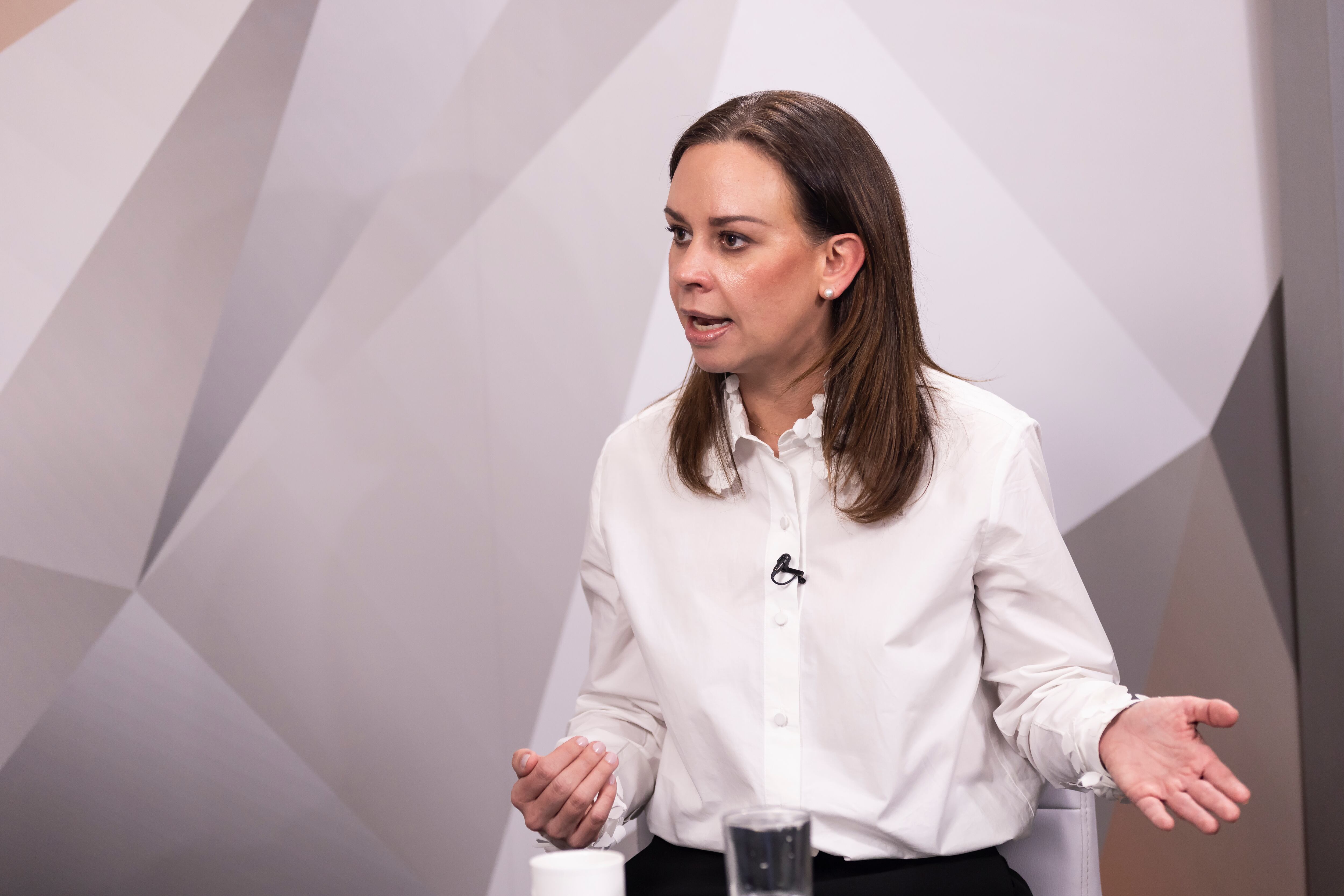 María Claudia Tarazona, viuda de Miguel Uribe Turbay. 
17/12/2025